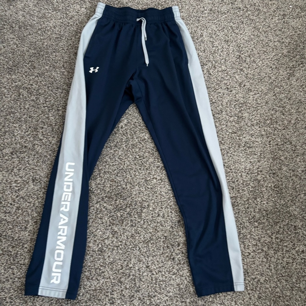 Under Armour Navy and Gray Athletic Pants Size S